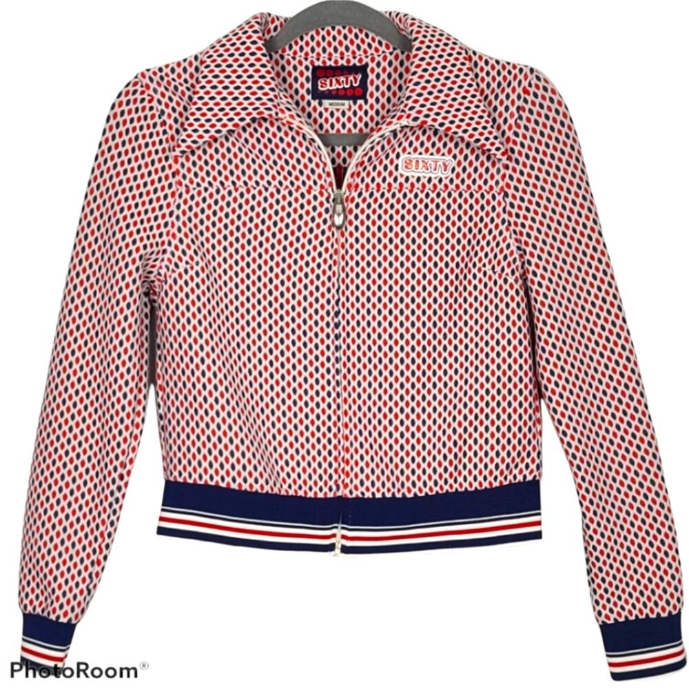 Vintage SIXTY Brand Bomber Jacket SZ M